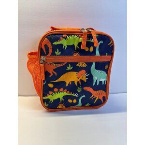 Pottery‎ Barn Dinosaur lunch box (navy & orange)